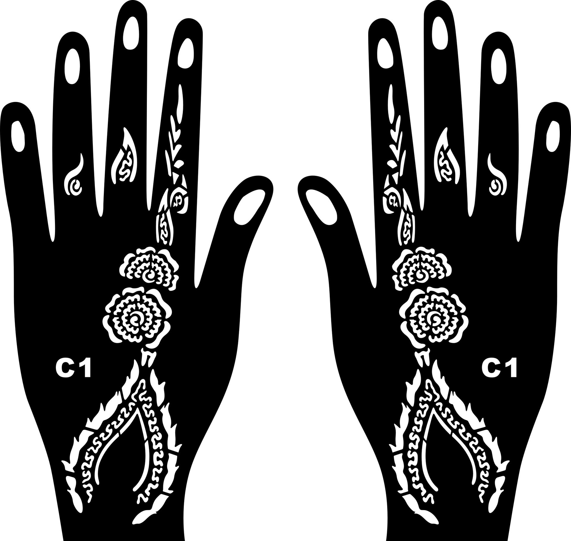 India Inkjet Large Template Original Hand Type - Image 8