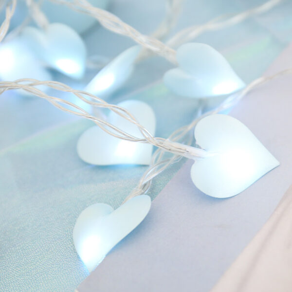Led Lights Curtain Lights Fabric Peach Heart String Lights - Image 2