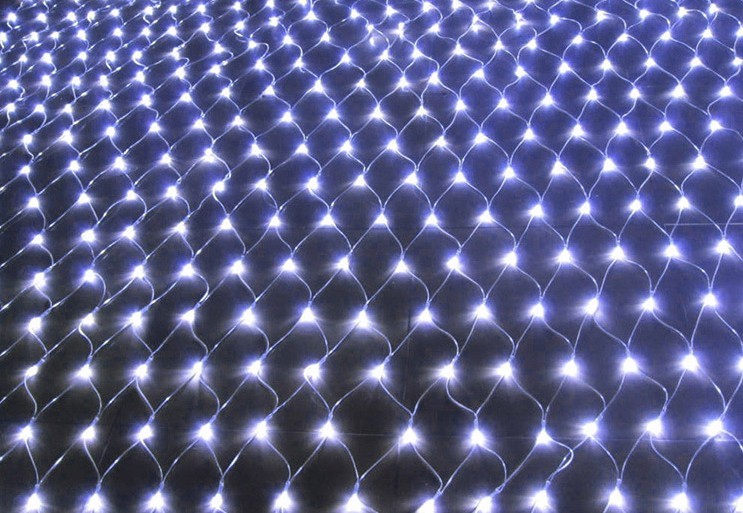 Led lights string lights outdoor waterproof fishnet lights full of stars paved holiday lights wedding ins decorative lights - Image 2