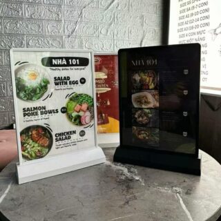 Rechargeable Vertical Desktop Advertisement Lamp Box