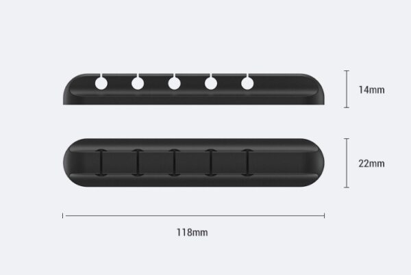 Silicone USB Cable Winder Desktop Cable Organizer Management - Image 3