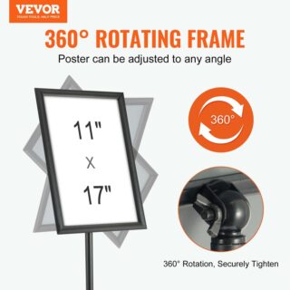 Poster Stand, Heavy-Duty Floor Standing Sign Holder