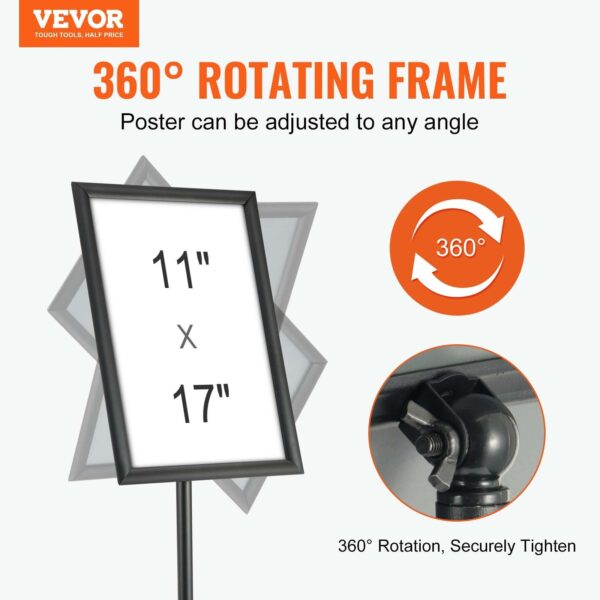 Poster Stand, Heavy-Duty Floor Standing Sign Holder