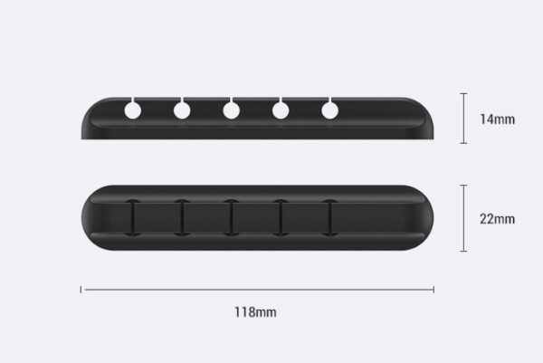 Silicone USB Cable Winder Desktop Cable Organizer Management - Image 9