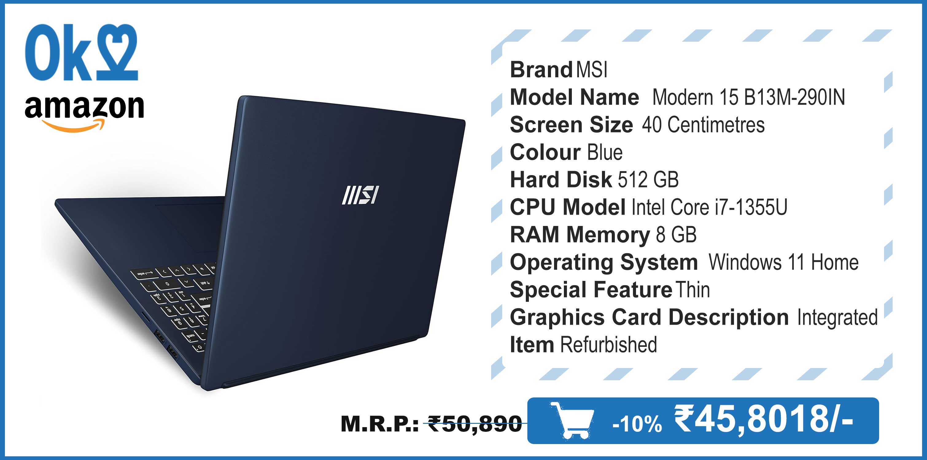 Refurbished MSi Laptops